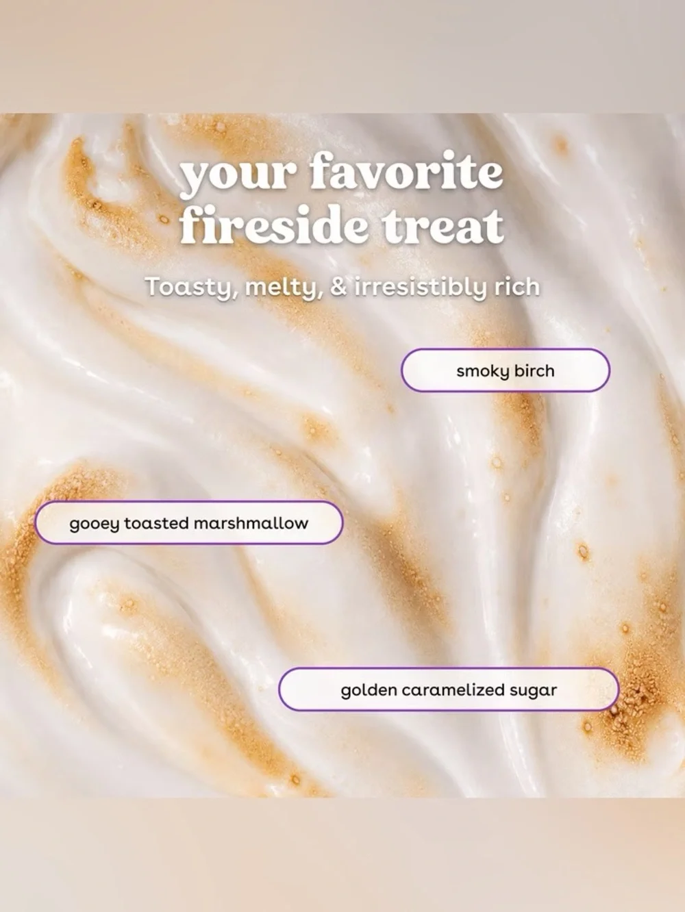 eos Toasted Marshmallow 24H Moisture Body Lotion 16 oz Shea Butter